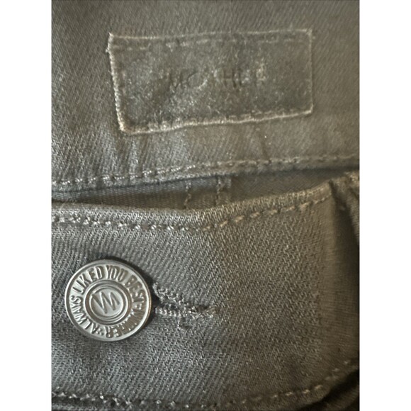 Mother Size 30 Insider Crop Two Step Fray Black Jeans Guilty Party Racer Stretch - Picture 9 of 13